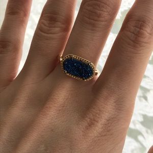 Kendra Scott Ella Ring in Blue Drusy 💙